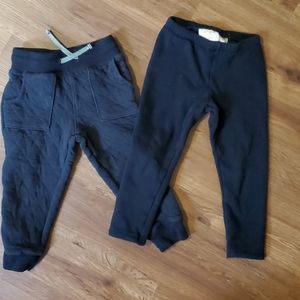 3T Black toddler pants- bundle of 2